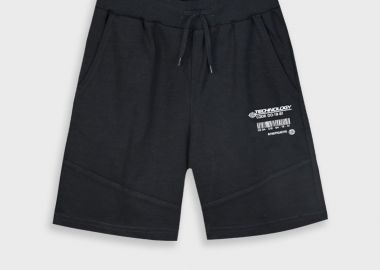 Βερμούδα φούτερ για αγόρι | ΜΑΥΡΟ - Energiers - 